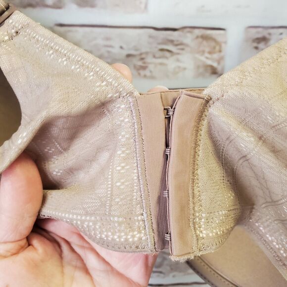 Chantelle Bra 34G (DDDD) Soft Foam Cups Ultra Comfort Taupe Underwire - Picture 5 of 9